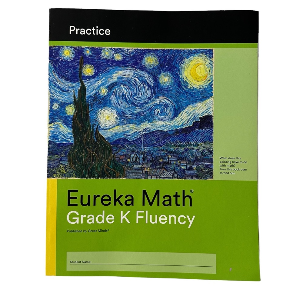 EUREKA Math Fluency Practice Workbook Modules 1-6 Homeschool Kindergarten
